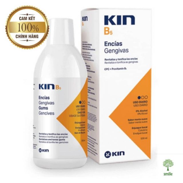 Nước súc miệng và kem đánh răng KIN B5