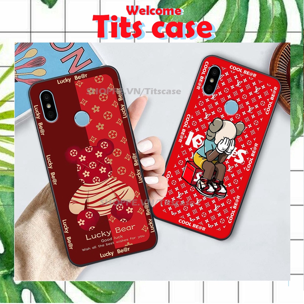 Ốp lưng Xiaomi REDMI 6 PRO / MI A2 LITE in hình GẤU K@WS- BE@R COOL-CỰC XINH-RẺ-BỂN -ĐẸP