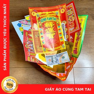 Giấy Áo Cúng Tam Tai - Cửa Hàng Vàng Mã Chú Sa Di Hoan Hỉ