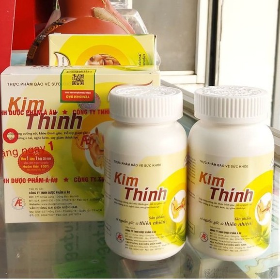Kim Thính - Hộp lớn 180 viên - MUA 1 TẶNG 1 - GIÚP TĂNG CƯỜNG SỨC KHỎE THÍNH GIÁC