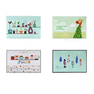 Combo 2 Miếng Giấy Dán Bếp Hoạt Hình Cao Cấp
