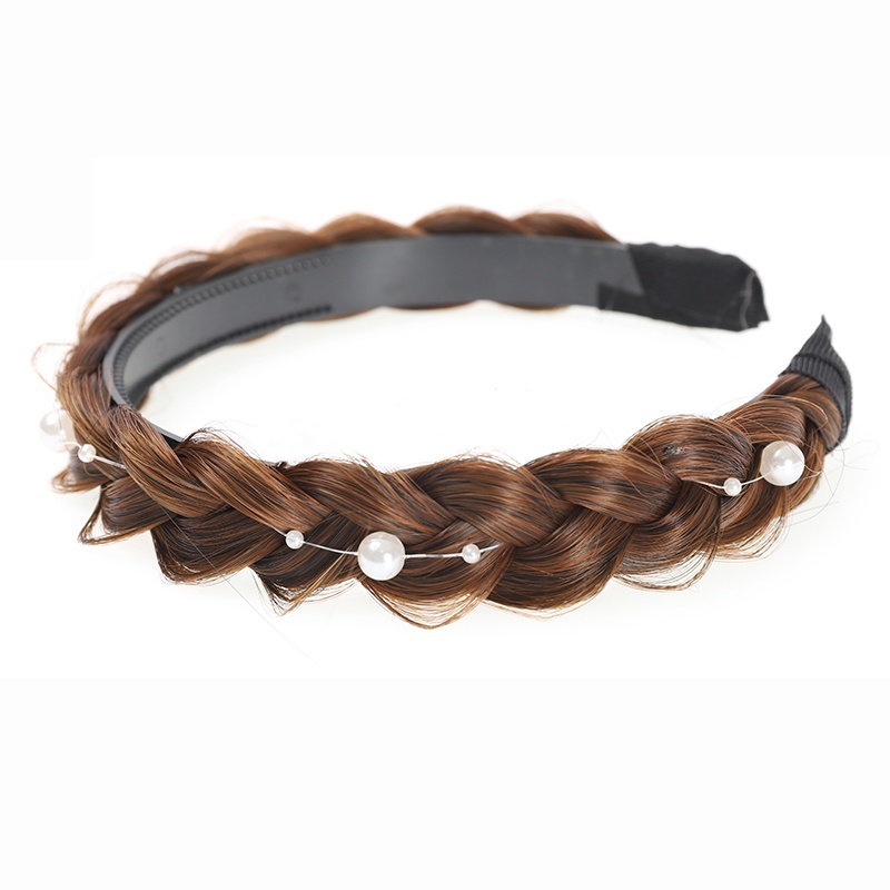 Băng Đô Nữ Đính Tóc Giả Bện Xinh Xắn