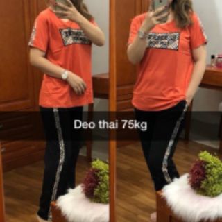 Đồ bộ thun size lớn 75kg bbr