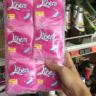 6 gói băng vệ sinh Libera siêu mỏng không cánh