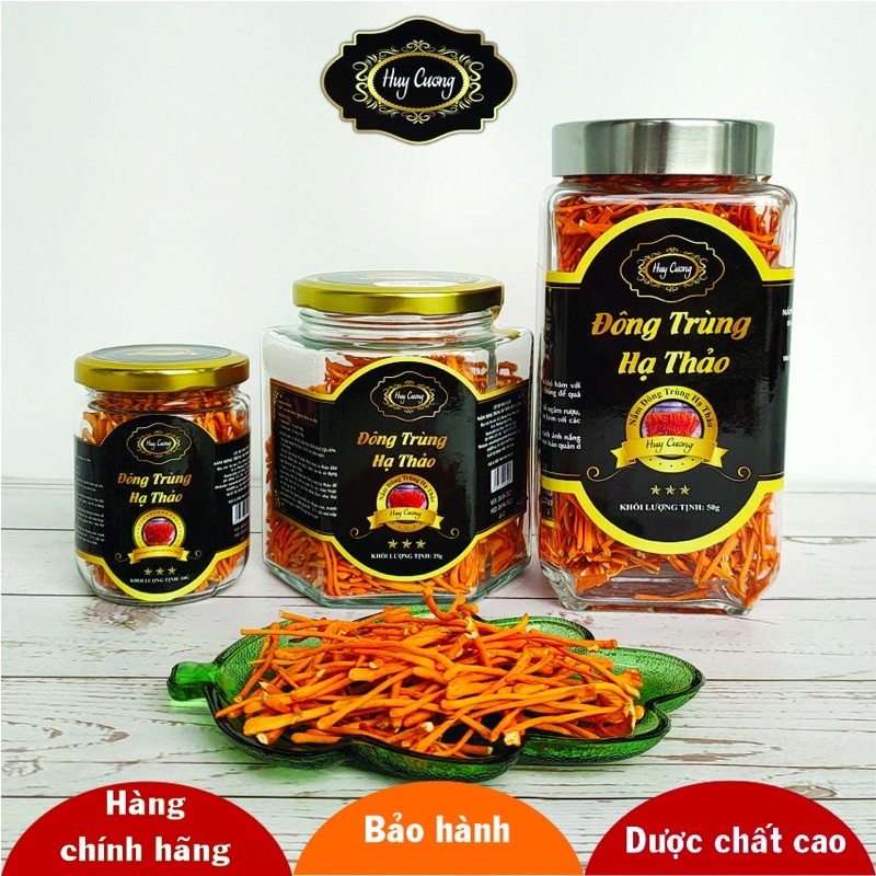 CAM KẾT CHÍNH HÃNG ( Đông trùng  hạ thảo sấy thăng hoa huy cương )