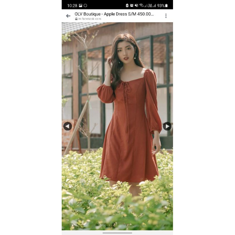 đầm olv size s nguyên tag