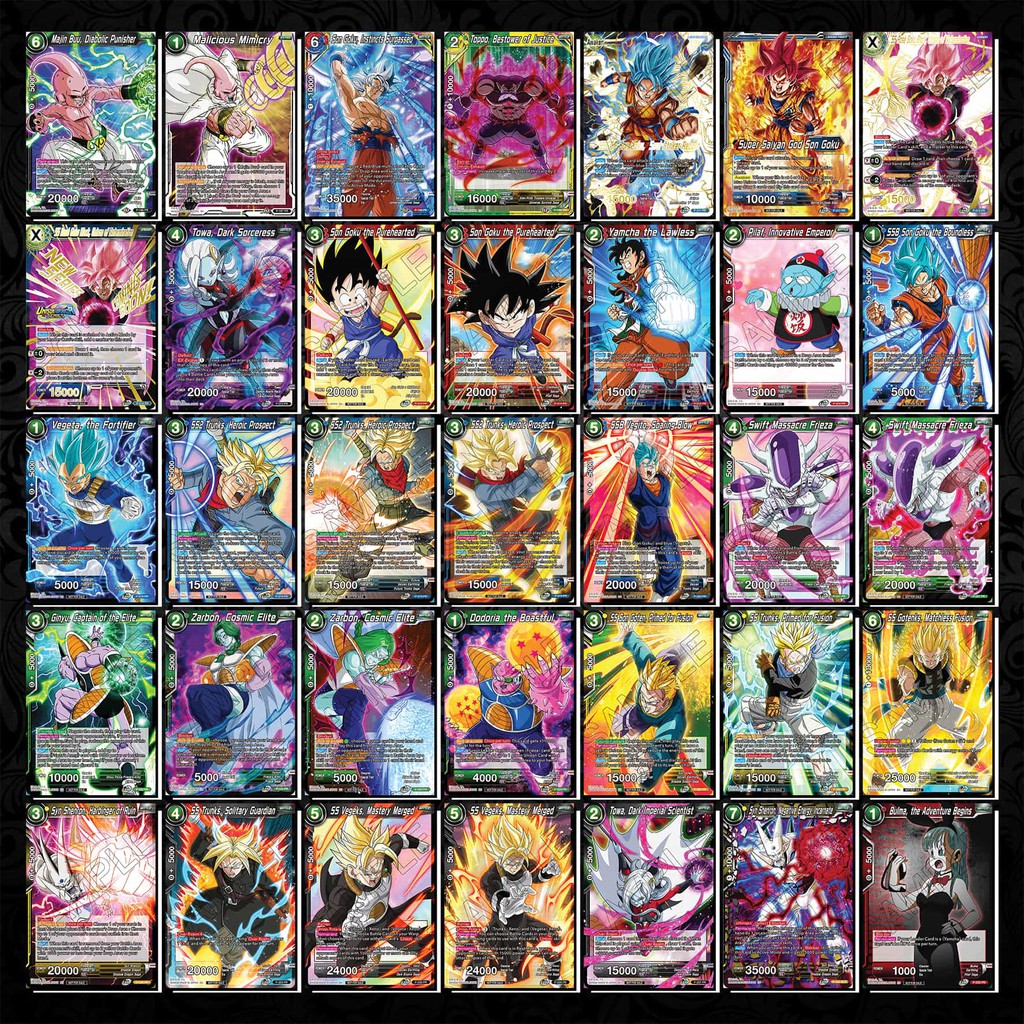 [Độc Quyền Phản Quang 7 Màu] Thẻ Bài Dragon Ball Super Card Game - 7 Viên Ngọc Rồng - Phần 6 - Khổ 6.3 x 9 cm