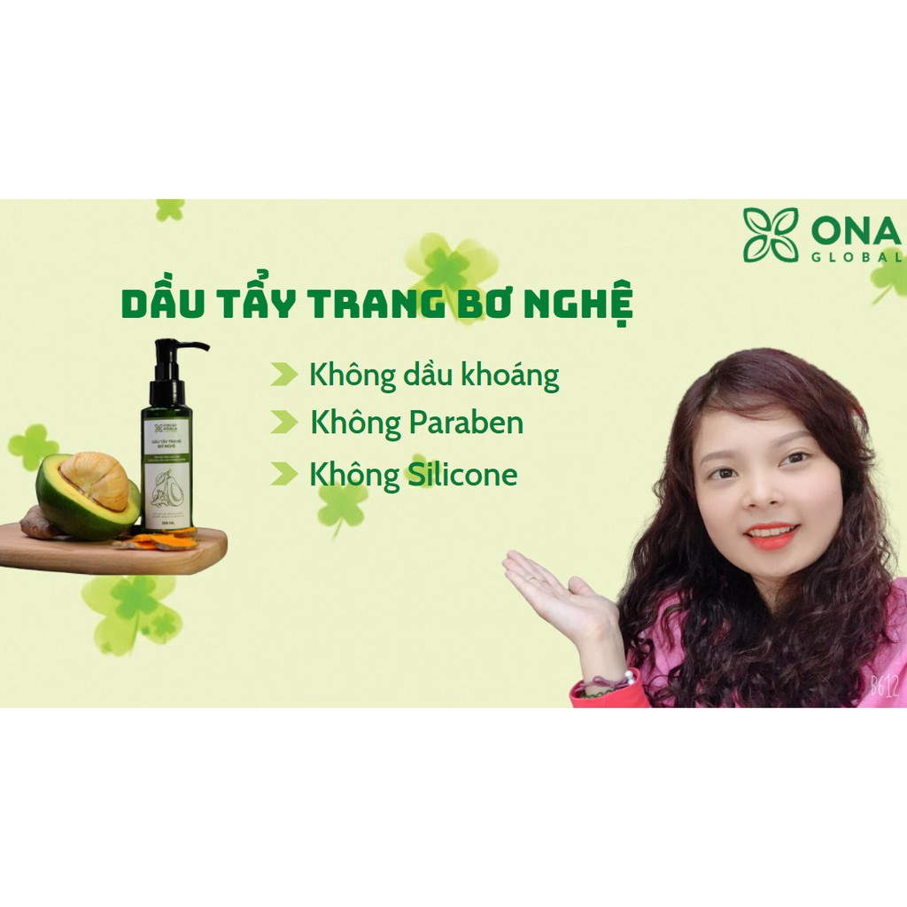 Dầu tẩy trang bơ nghệ Cỏ Cây Hoa Lá - Làm sạch sâu, sáng da, ngừa mụn 100ml | BigBuy360 - bigbuy360.vn