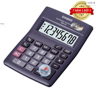 Máy tính CASIO MW5V-BK Chính Hãng (Model 2020)
