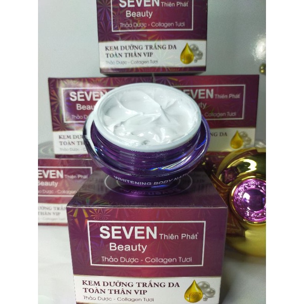 Seven beauty thiên phát kem body thảo dược -colagen tươi