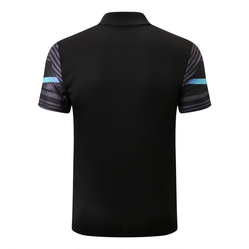 C923# Áo Thun Thể Thao Tay Ngắn 2223Polo Manchester City Màu Đen Mau Khô Size S-XXL