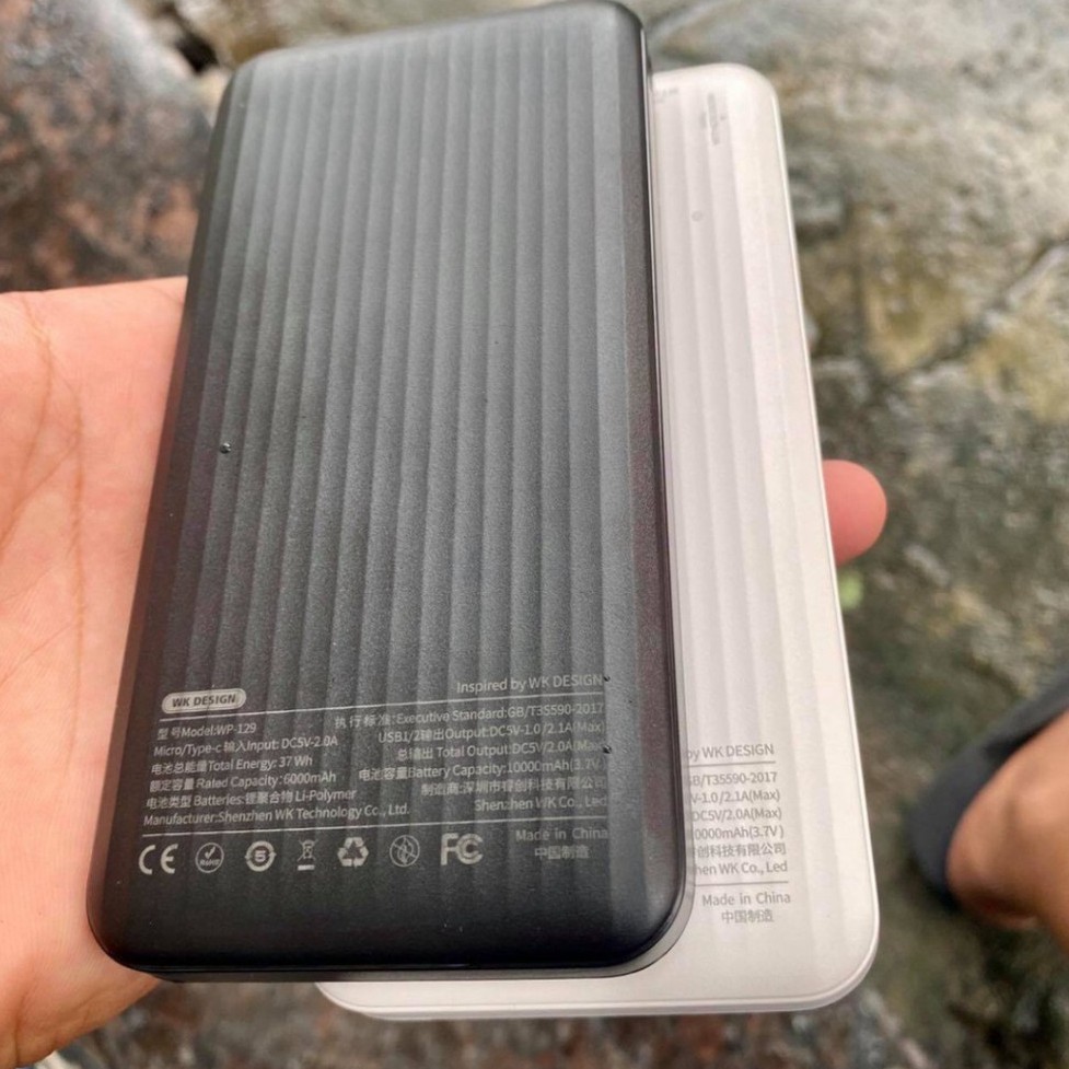 [Chính Hãng] REMAX 10000 mAh WP-129 chính hãng (2 cổng)