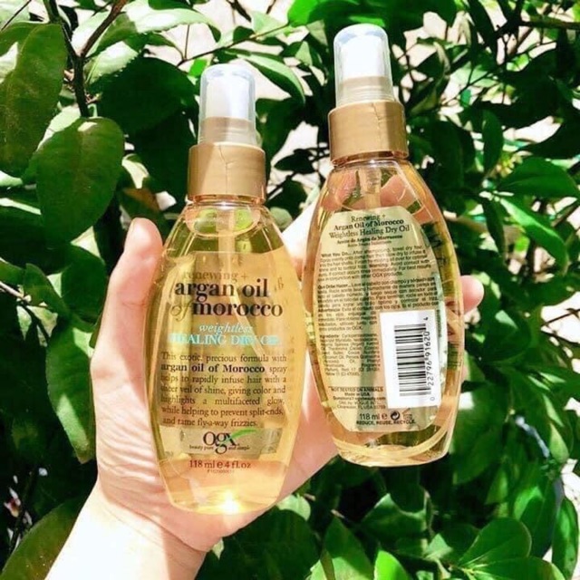 Xịt dưỡng tóc argan oil