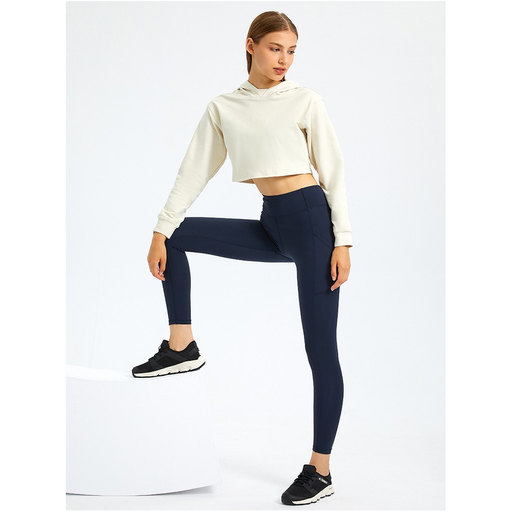Áo hoodie thể thao Lululemon All Yours Cropped Hoodie - Áo tập thể thao Lulu không logo