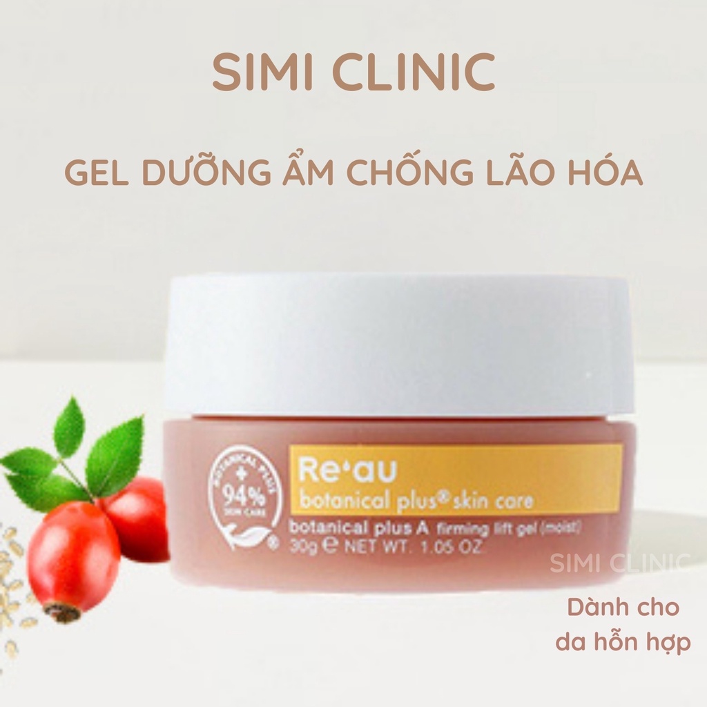 Gel dưỡng ẩm Reau Nhật Bản 30ml dưỡng da mặt chống lão hóa ngày ban đêm phục hồi cấp ẩm nước da dầu mụn hỗn hợp nhạy cảm