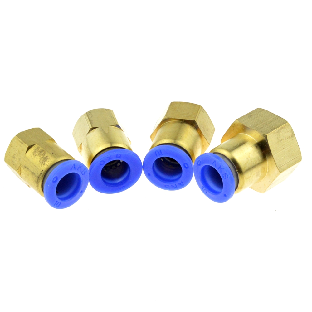 Đầu nối ống bơm hơi đường kính 4/6/8/10/12mm bspt 1/8'' 1/4'' 3/8'' 1/2''