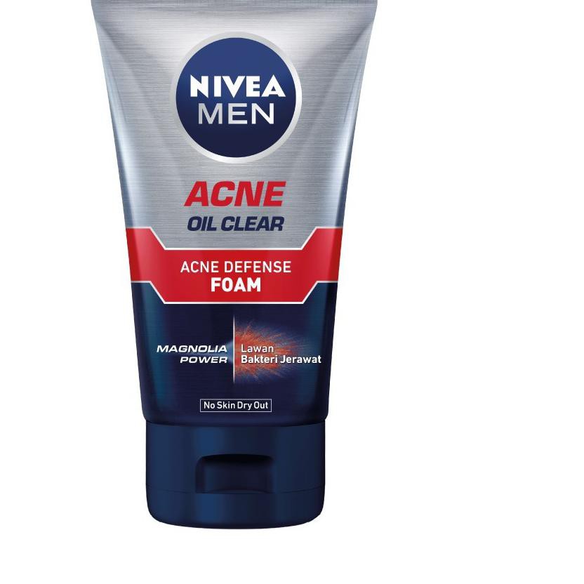 (Hàng Mới Về) Sữa Rửa Mặt Tạo Bọt Nivea Trị Mụn 100ml (Gt3)