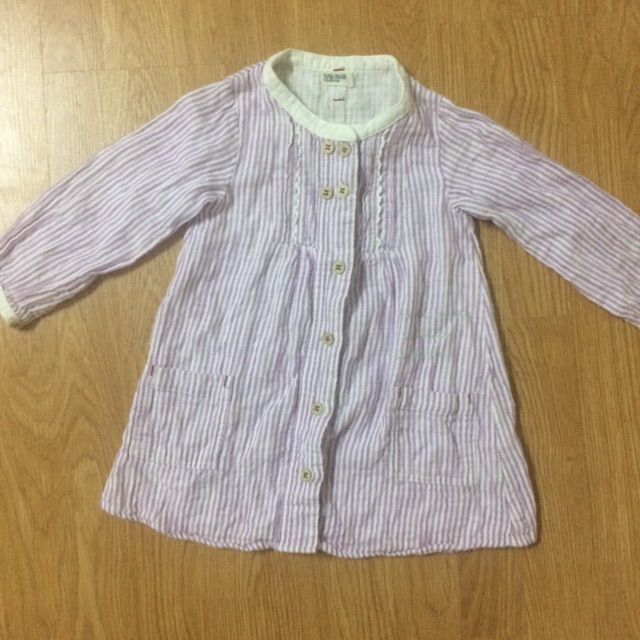 Đầm bé gái vải xô