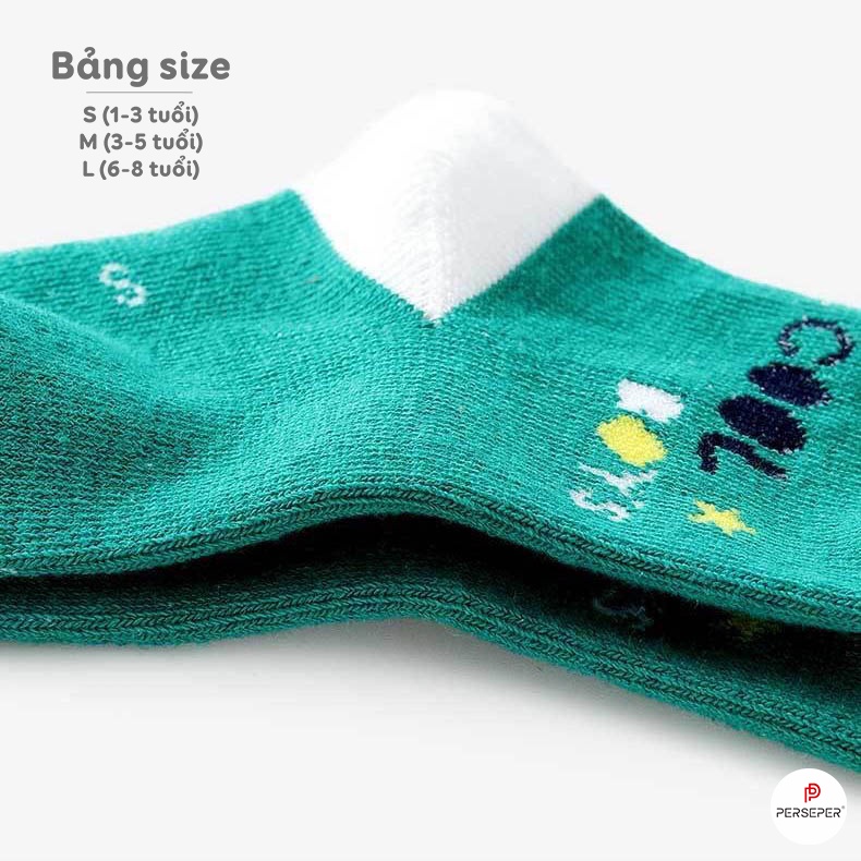 Tất cho bé gái trai kiểu dáng đáng yêu, sét tất vớ trẻ em chất liệu vải Hàn thoáng mát- Cherry Shop