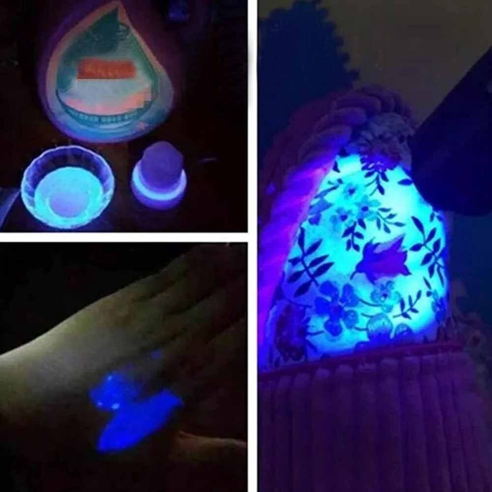 Đèn Pin LED UV 3 Chế Độ Bằng Nhôm Chuyên Dụng