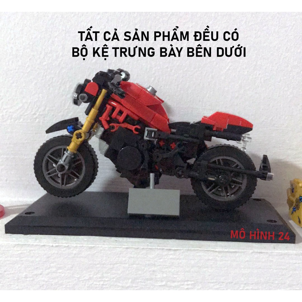 [RẺ VÔ ĐỊCH] Bộ Đồ Chơi lego mô hình lắp ráp xe máy motor Ducati Xếp Hình LEGO Xe Đua sembo block technic