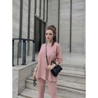 Bộ chữ kí BL 4 màu hot hit cotton co dãn 4c áo form rộng LTH