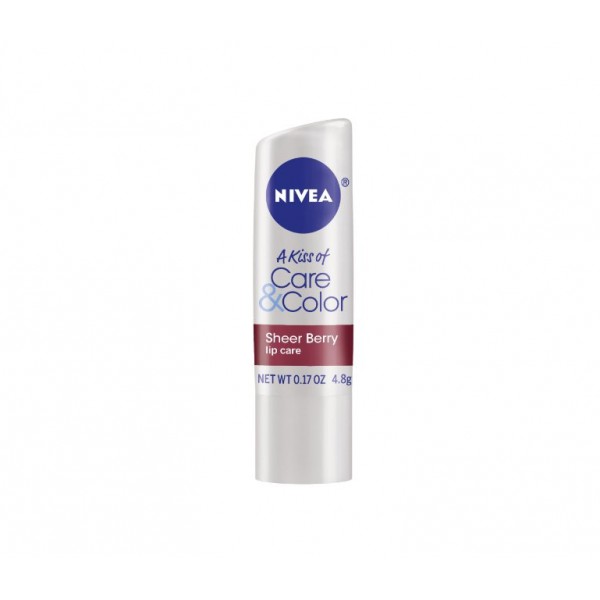 Son dưỡng môi hồng NIVEA Care &amp; Color Sheer Berry Lip Care 48g (Mỹ)