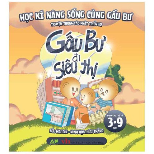 Sách - Học Kỹ năng Sống Cùng Gấu Bư - Gấu Bư Đi Siêu Thị