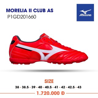 [Chính hãng-Tặng tất 50K] Giày đá banh chính hãng Mizuno Morelia II Club AS [ĐỔI SIZE THOẢI MÁI]