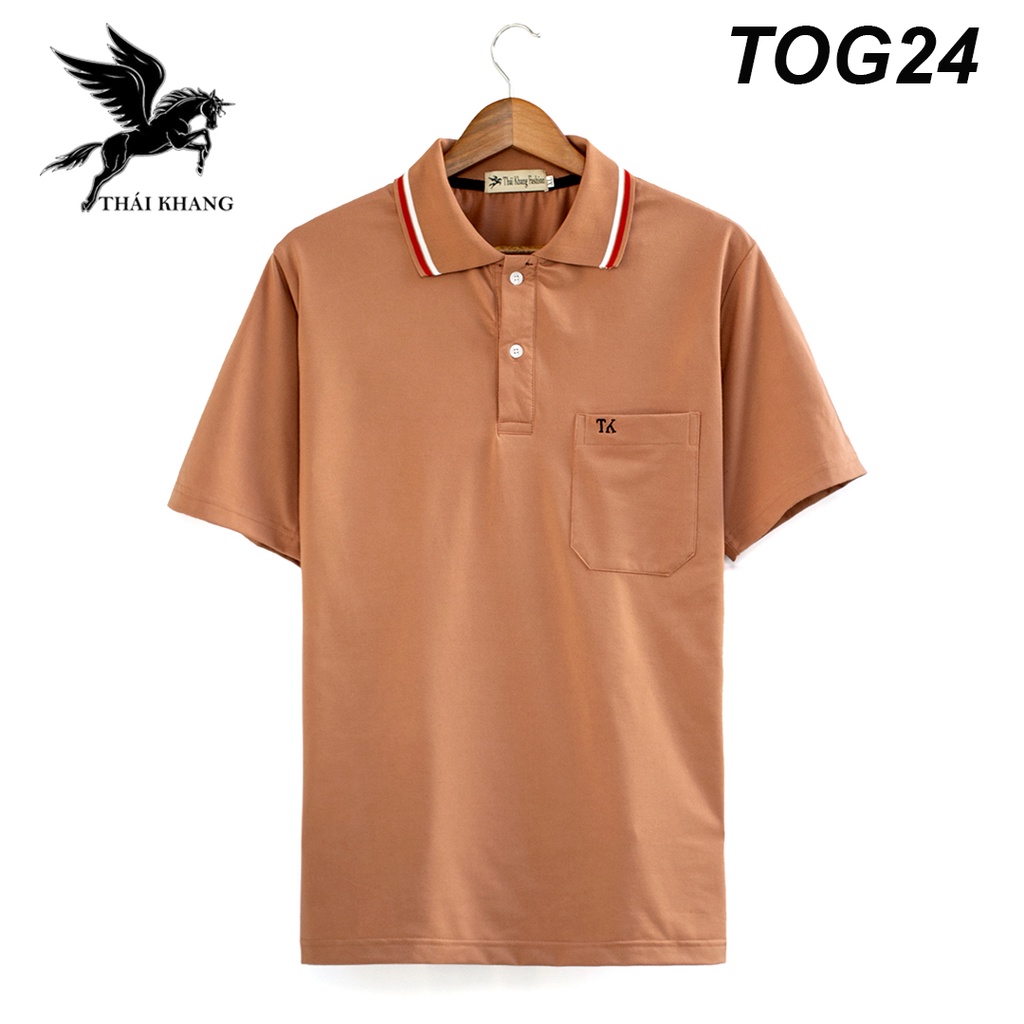 áo thun nam có cổ trung niên vải cotton dày mát loại áo thun trung niên form rộng thoải mái TOG2 | BigBuy360 - bigbuy360.vn