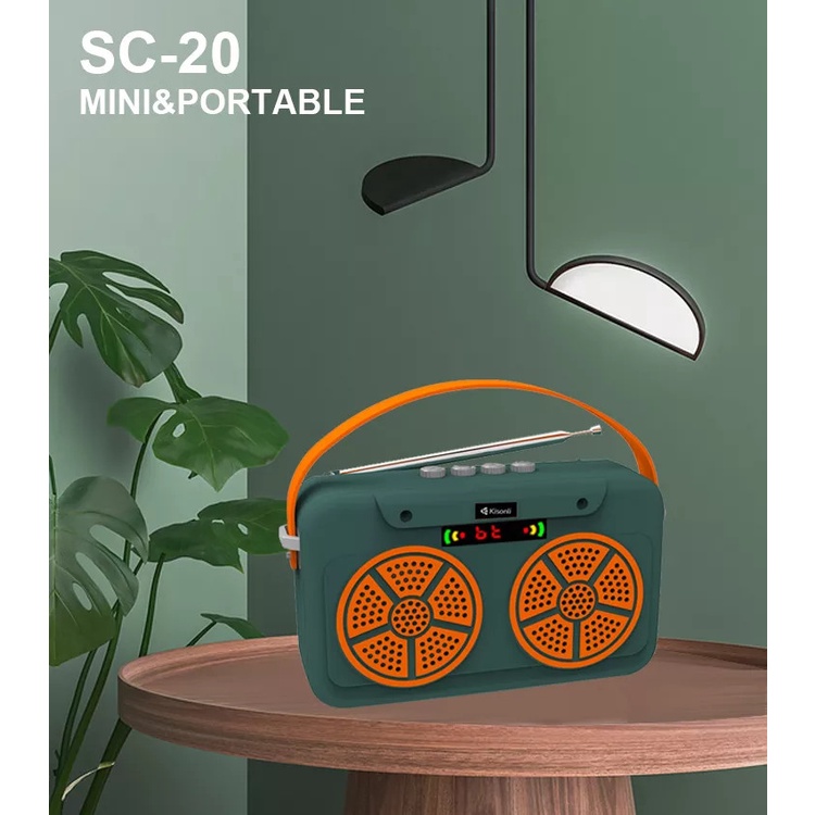 LOA BLUETOOTH KISONLI MINI SC 20