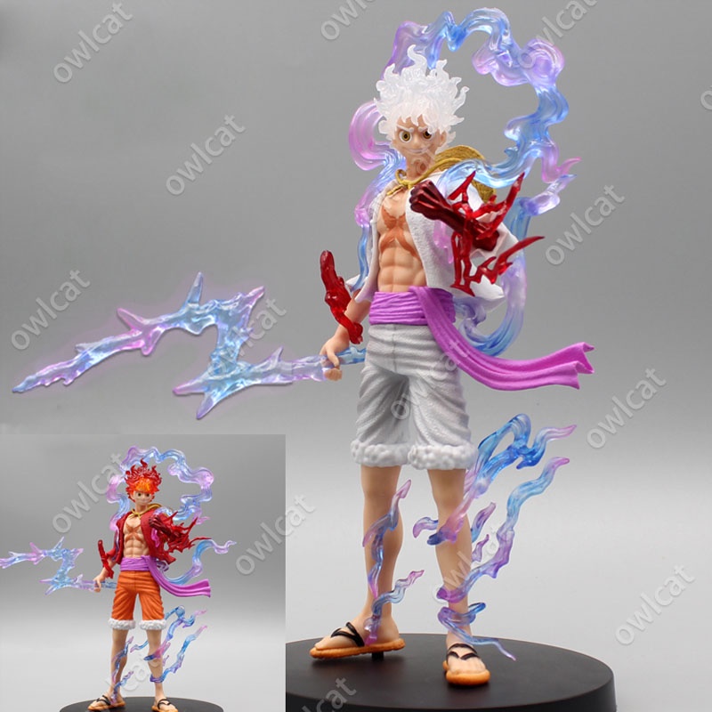 Figure One Piece Gear 5 Luffy  21cm Monkey D Luffy PVC Figure Wano Version Gear Fifth Wanokuni Anime Onepiece Straw Hat Pirate Mô Hình Nhân Vật