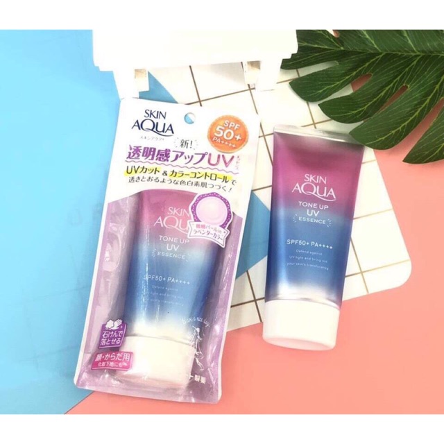 🌝🏖Kem Chống Nắng SKIN AQUA TONE UP UV ESSENCE SPF50+++ 80g Cho Làn Da Nhạy Cảm🏝🌝