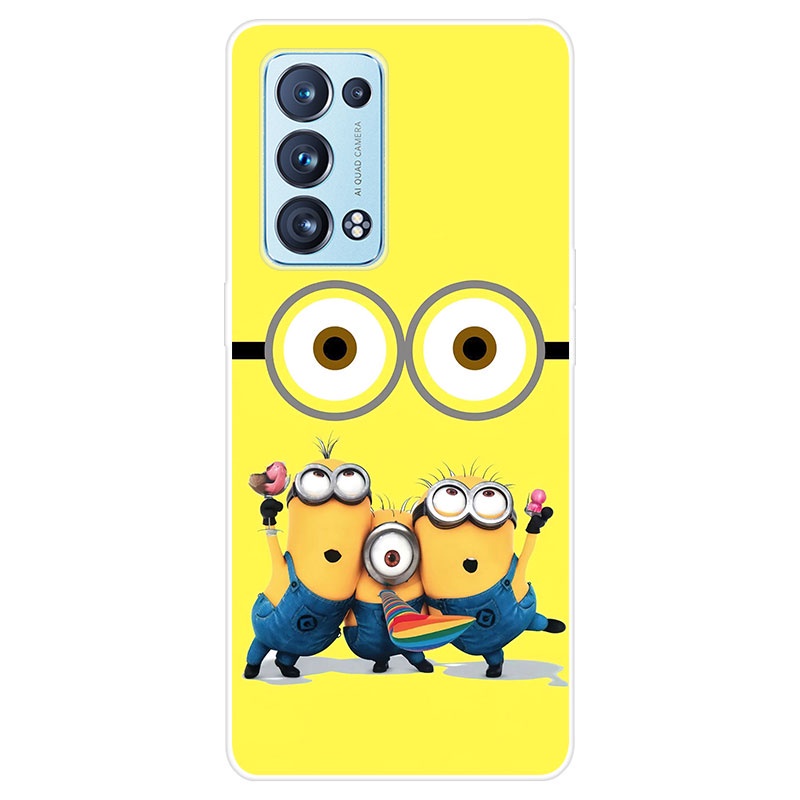 Ốp điện thoại TPU dẻo họa tiết hoạt hình dễ thương cho OPPO RENO6 PRO 5G OPPO RENO 6PRO 5G