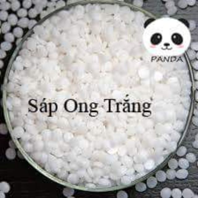 Sáp ong trắng Nguyên liệu làm mỹ phẩm Nguyên liệu làm son handmde <3 Panda Store