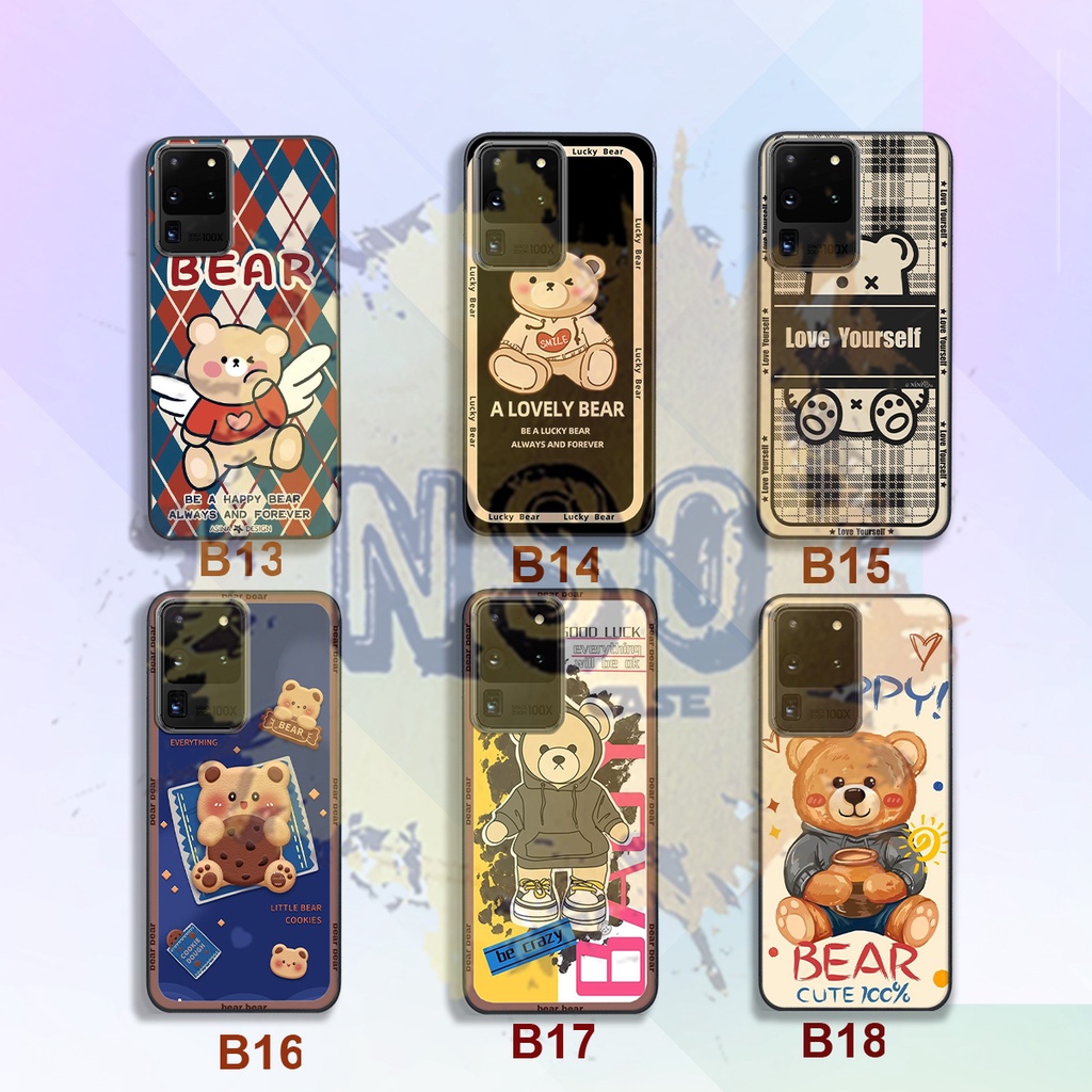 Ốp SamSung S20 Ultra In Hình Gấu Siêu Đáng Yêu