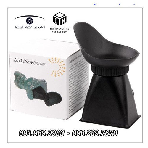 LCD VIEW FINDER ỐNG NGẮM LCD RÕ NÉT 3D CHO CANON 600D 60D DSLR V3