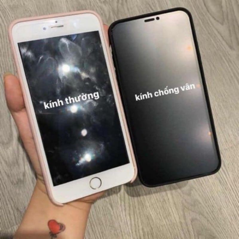 Kính cường lực Iphone 6 đến 11 pro max Nhám Chống Vân Tay AG Siêu phẩm chống bám vân tay, chống bám bẩn