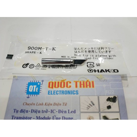 MŨI HÀN HAKKO LƯỠI DAO 900M-TK