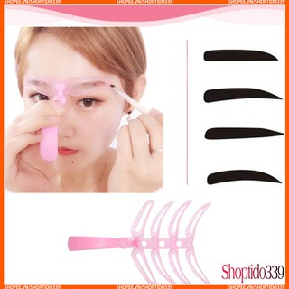 Set 4 Khung Kẻ Chân Mày Cầm Tay Tiện Lợi