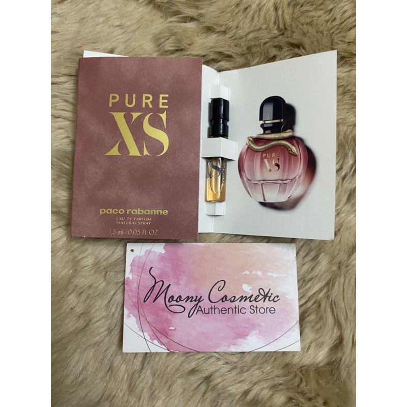 vial mẫu thử nước hoa nam nữ Paco rabanne 1 milion/Lady minion/Invictus/pure xs/Olympea 1.5ml