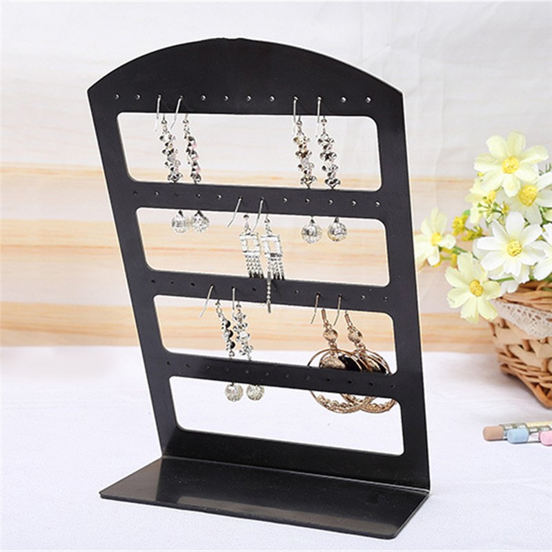 Giá đứng treo khuyên tai nữ trang hình chữ L thiết kế đẹp mắt