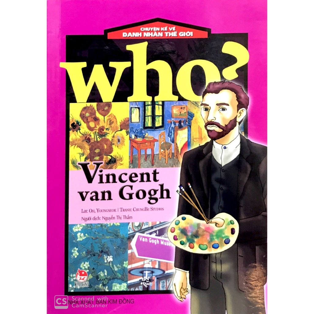 Sách - Who? Chuyện Kể Về Danh Nhân Thế Giới: Vincent Van Gogh (Tái Bản 2019)