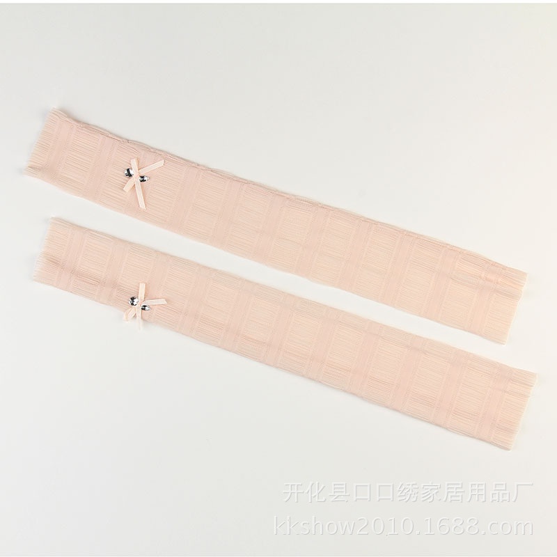 Găng Tay Chống Nắng Và Tia UV Bằng Vải Lụa Lạnh Phối Ren Dùng Khi Chơi Thể Thao Ngoài Trời Cho Nữ