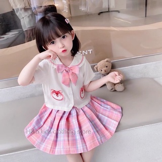 Set áo nơ học sinh cv xếp ly