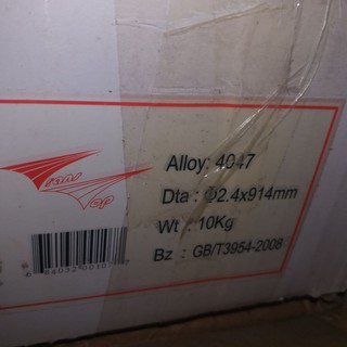 QUE HÀN NHÔM NHẸ LỬA ALLOY 4047