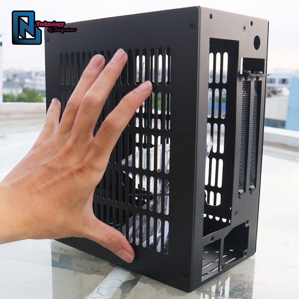 Vỏ Case U1 Máy Tính K39 M24 Sơn Tĩnh Điện Màu Đen Đầy Đủ Ốc Dây Power LED