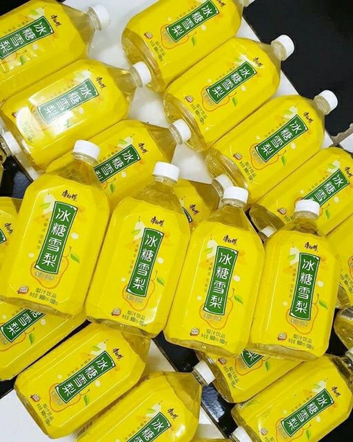 Nước ep Lê đường phèn chai 1000ml nước trái cây tự nhiên thơm ngon nguyên chất