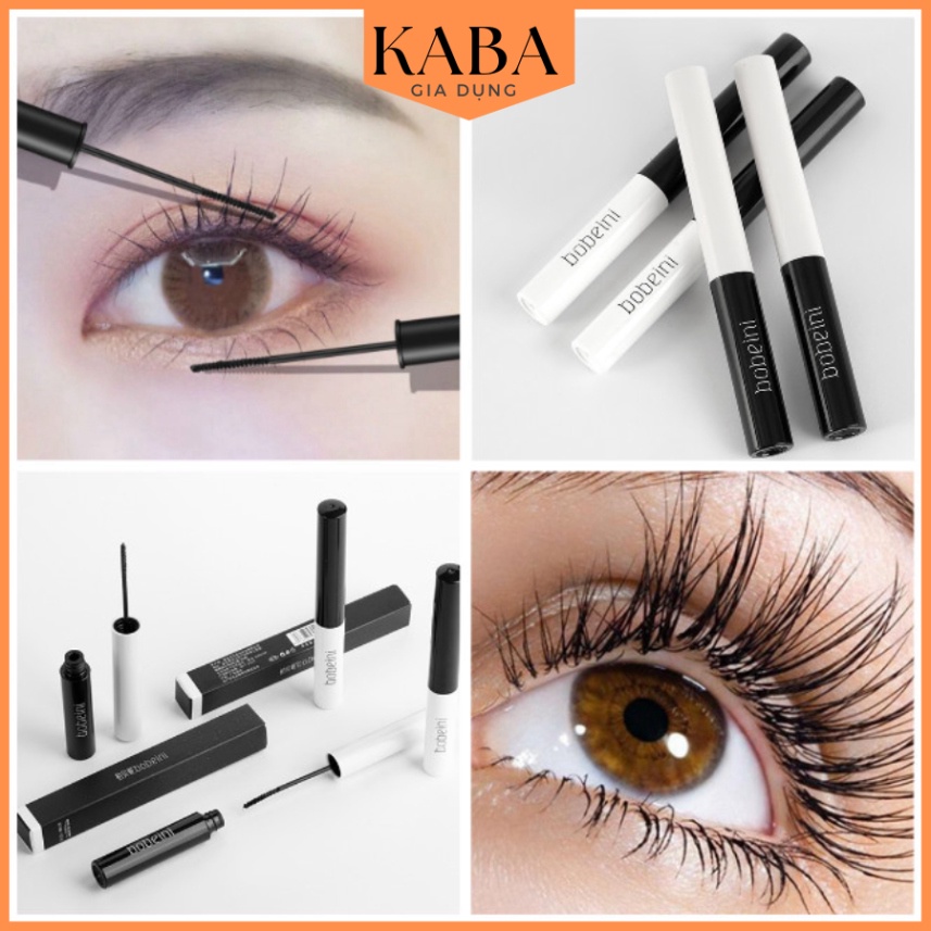 [Hàng mới về] Mascara dạng lỏng chống thấm nước chuốt dày và cong mi tự nhiên chất lượng cao KABA