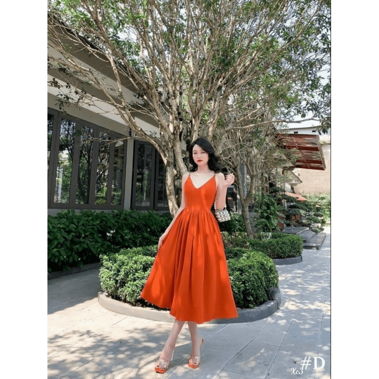 ĐẦM ĐŨI CỔ TRÁI TIM SIÊU NÂNG DÁNG, SANG TRỌNG, QUÝ PHÁI UP Shop Valentina